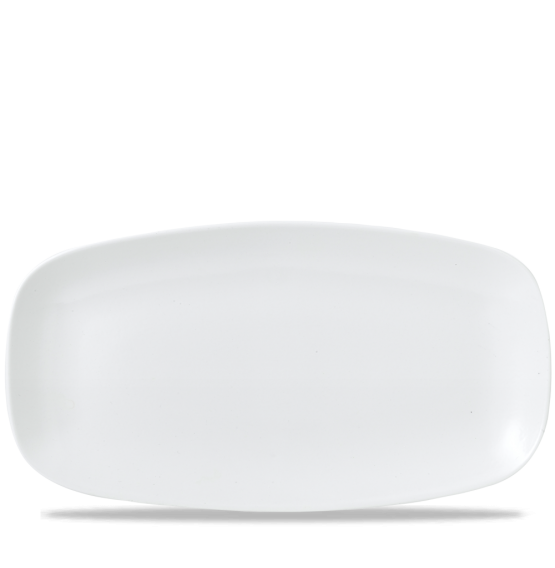 Vellum White Chefs' Oblong Plate No 4